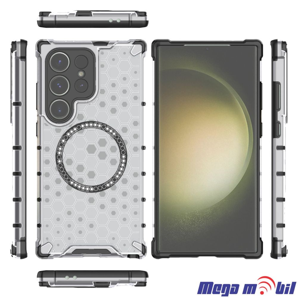 Futrola Samsung S24 Ultra Hexagon transparent